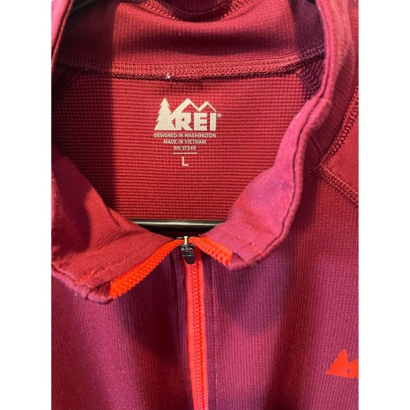 REI Co-Op Pullover, Medium, Burgundy/Red - Picture 2 of 3